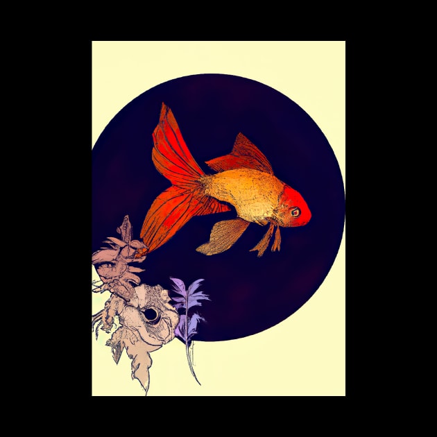 Japanese Goldfish by maxcode