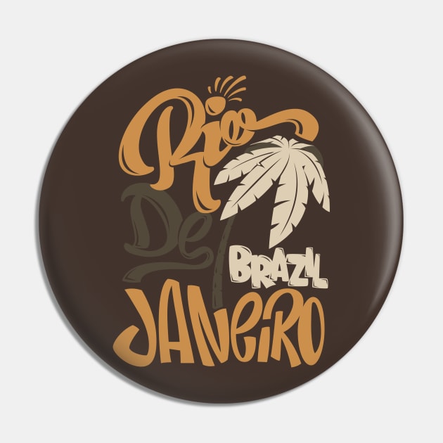 Rio De Janeiro Brazil Pin by Hudkins