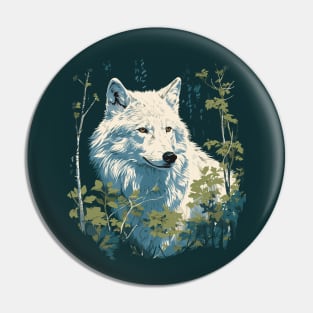 White Wolf Pin