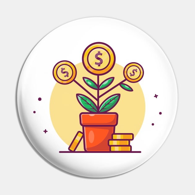 Money plant with stock of coin cartoon Pin by Catalyst Labs