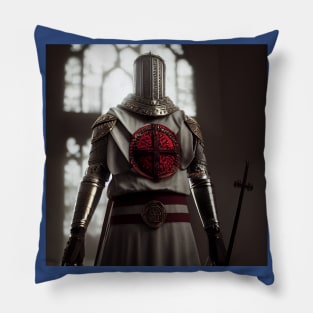 Knights Templar in The Holy Land Pillow