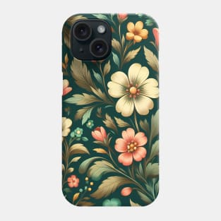 Spring Floral Illustration Phone Case