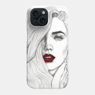 Red Lips Phone Case