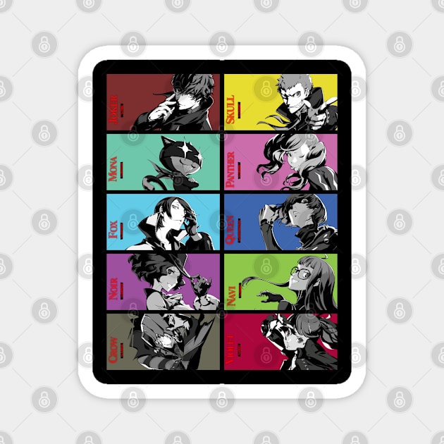 Phantom Thieves and Associates Magnet by Nifty Store