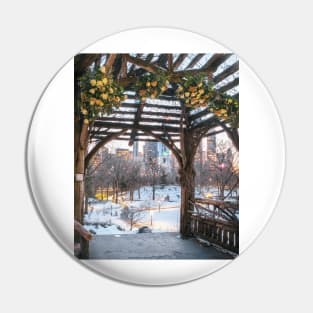 Central Park Winter Pin