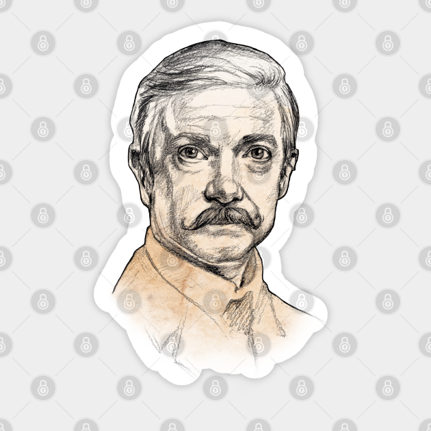 Dr John Watson Portrait Sketch Sherock Holmes Sherlock Sticker Teepublic Dr John Watson Portrait Sketch Sherock Holmes Sherlock Sticker Teepublic