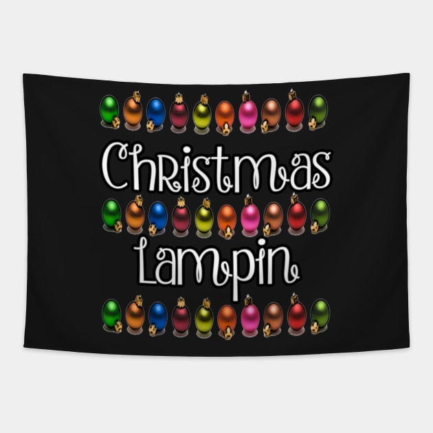 Christmas Lampin Tapestry by iskybibblle