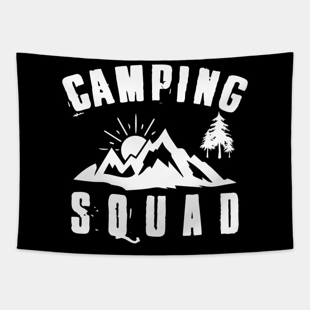 Camping Squad Tapestry by UniqueWorld