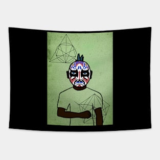 Unveiling "1600 Penns And So On" - A MaleMask NFT with ChineseEye Color and Davinci Background Tapestry