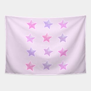 Pastel Stars Tapestry