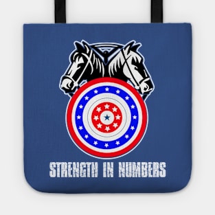 Strength in numbers, Union worker, Teamster gift t shirt Tote