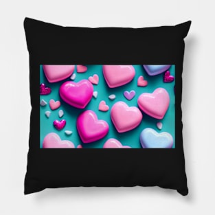 Seamless Valentine's Day Patterns VIII Pillow