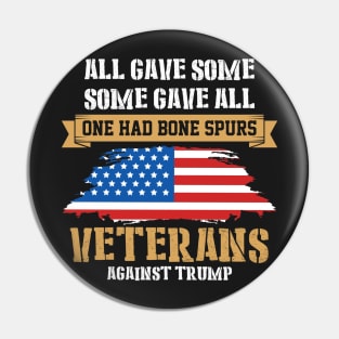 VETERAN: Veterans Against Trump Pin