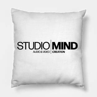 Studio Mind, Black Logo Pillow