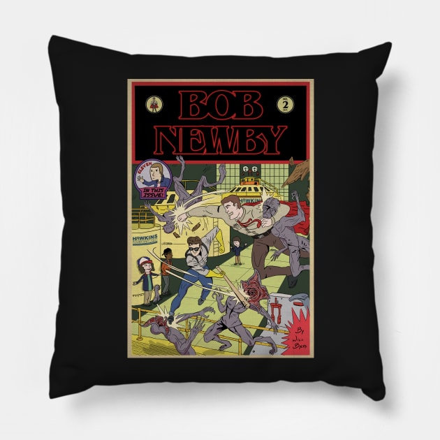 Bob Newby Comic Cover (Clean) Pillow by opiester
