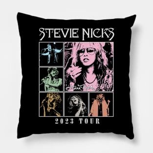 Stevie Nicks Vintage Rock Music 2023 Tour Live in Concert Pillow