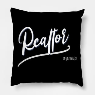 at your service Real Estate Pillow