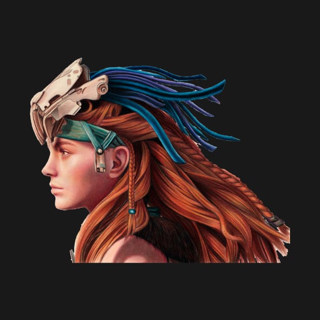 Aloy - Horizon Zero Dawn by David Dias Art 