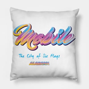 Mobile Alabama Pillow