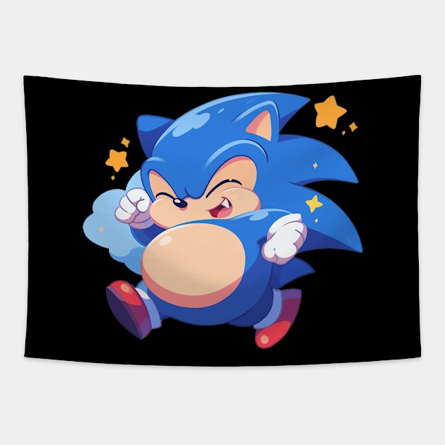 fat sonic Tapestry by dorapeterx