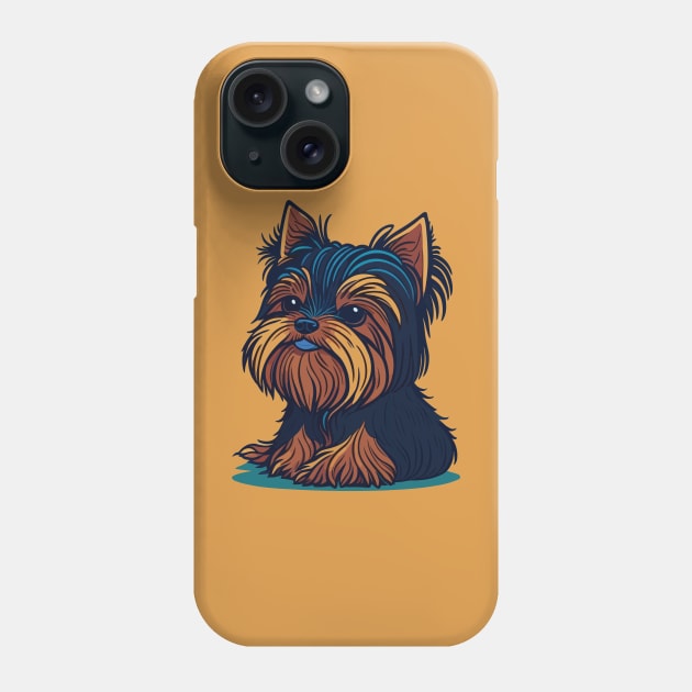 Yorkshire Terrier Portrait Phone Case by SpriteGuy95