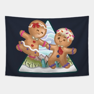 Dancing Gingerbread Tapestry