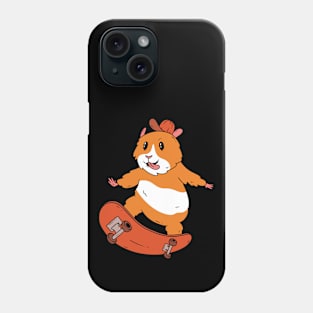 Cute Hamster Skating Phone Case