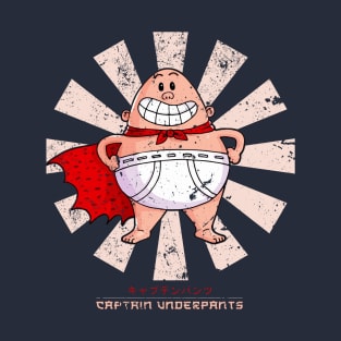 Captain Underpants Retro Japanese T-Shirt