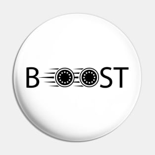 Boost being boosted typography design Pin