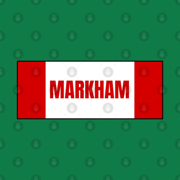 Markham City in Canadian Flag Colors by aybe7elf