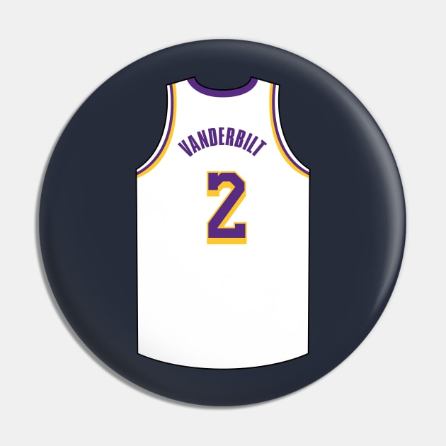 Jarred Vanderbilt Jersey White Qiangy Pin by qiangdade