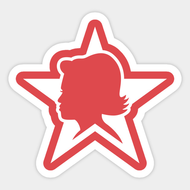 Michelle Obama Star Logo Obama Sticker Teepublic