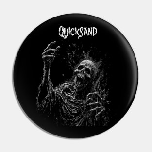 Darkened Skull Quicksand Pin