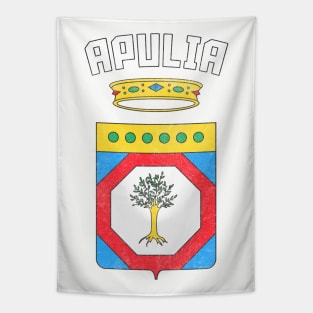 Apulia / Puglia Italy Region Coat of Arms / Vintage Style Tapestry