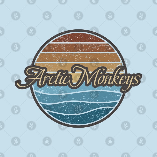 Arctic Monkeys Retro Waves by North Tight Rope