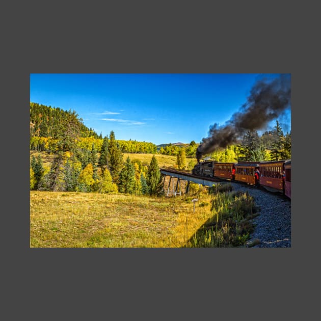 Cumbres and Toltec Narrow Gauge Railroad Route by Gestalt Imagery