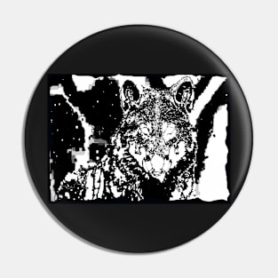 Abs Wolf Pin