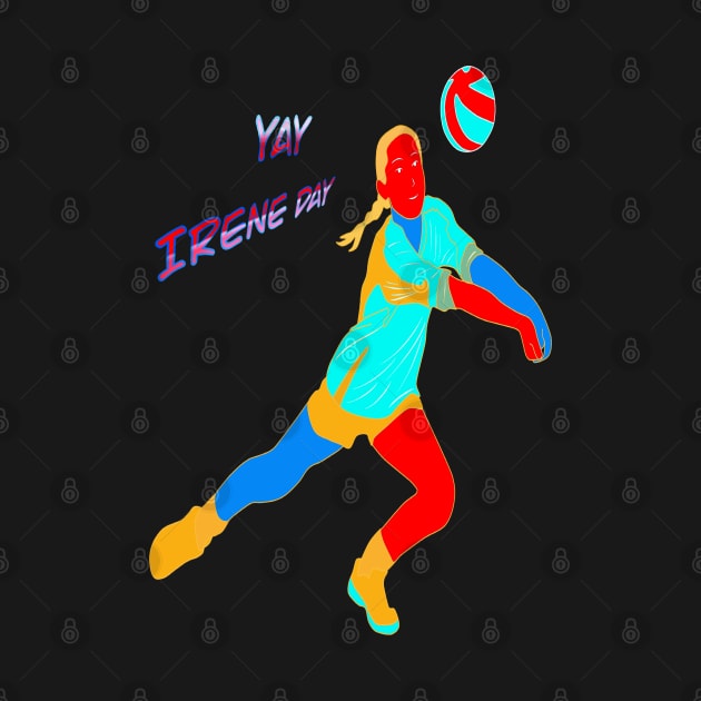 YAY IRENE DAY NEON GIRL VOLLEYBALL PLAYER by sailorsam1805