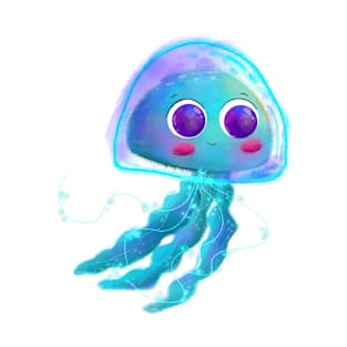 Nina The Jellyfish by Jilooo T-Shirt