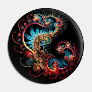 Spiral Fractal Pin