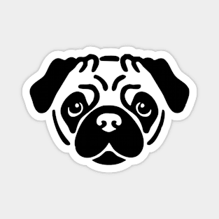 Pug face Magnet