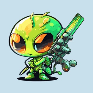 Alien with gun T-Shirt