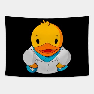 Scientist Rubber Duck Tapestry