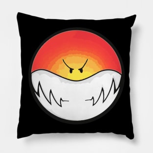 Angry Smiley Pillow