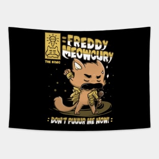 Freddy Meowcury Tapestry