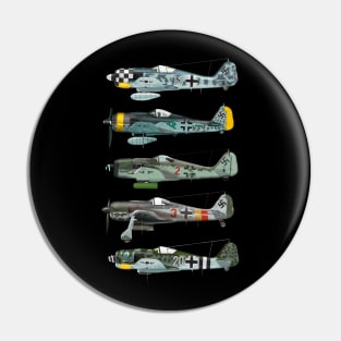 Focke-Wulf Fw190 "Würger" bird butcher aircraft WWII Pin