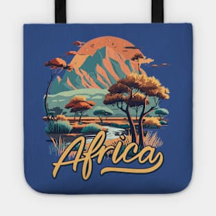 Beautiful African Landscape Tote