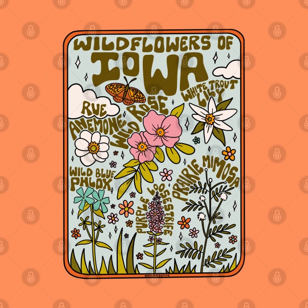 Iowa Wildflowers by Doodle by Meg