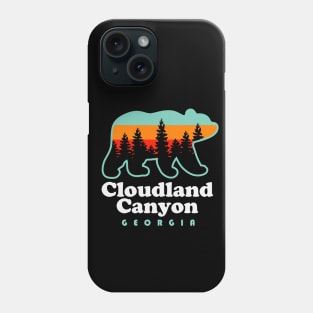 Cloudland Canyon State Park Georgia Camping Hiking Bear Phone Case