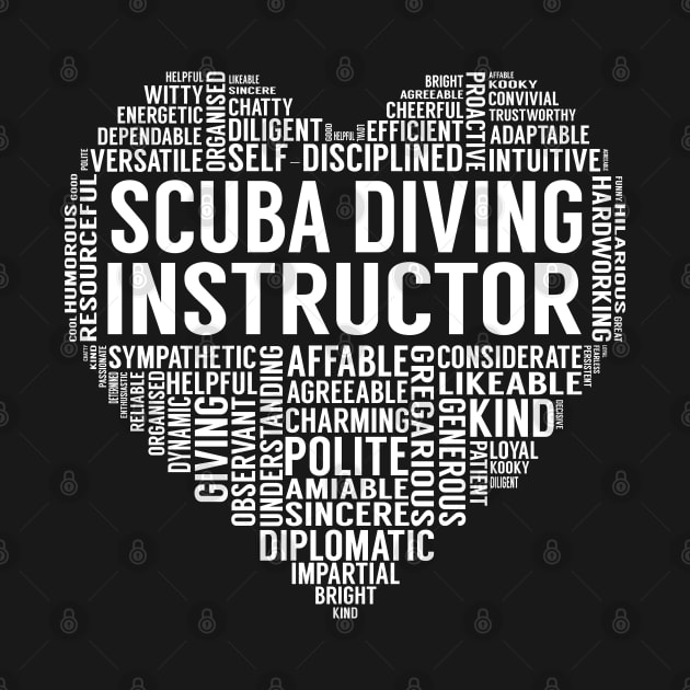 Scuba Diving Instructor Heart by LotusTee